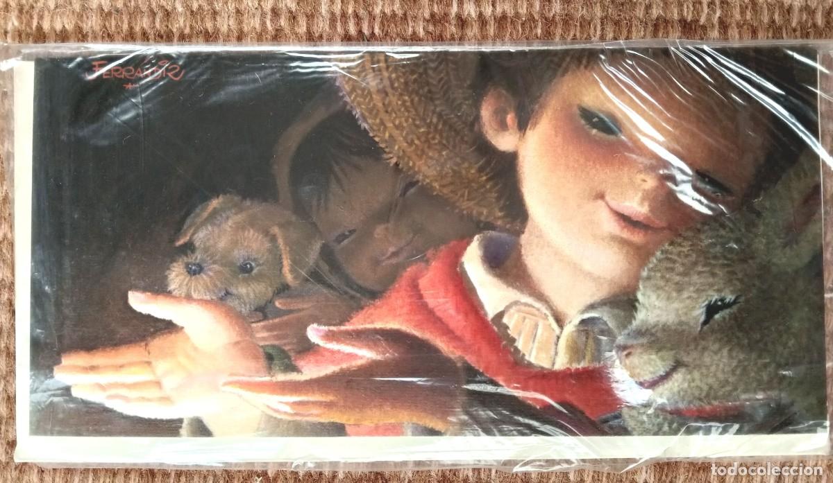 Postales: FERRANDIZ - TARJETA DE NAVIDAD PRECINTADA + SOBRE ORIGINAL
