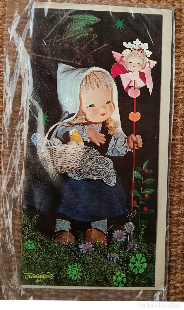 Postales: FERRANDIZ - TARJETA DE NAVIDAD PRECINTADA + SOBRE ORIGINAL