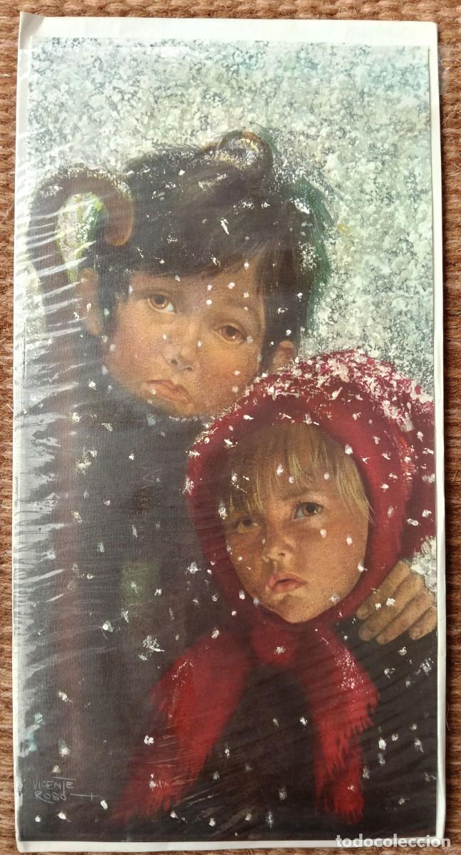 Postales: VICENTE ROSO - TARJETA DE NAVIDAD PRECINTADA + SOBRE ORIGINAL