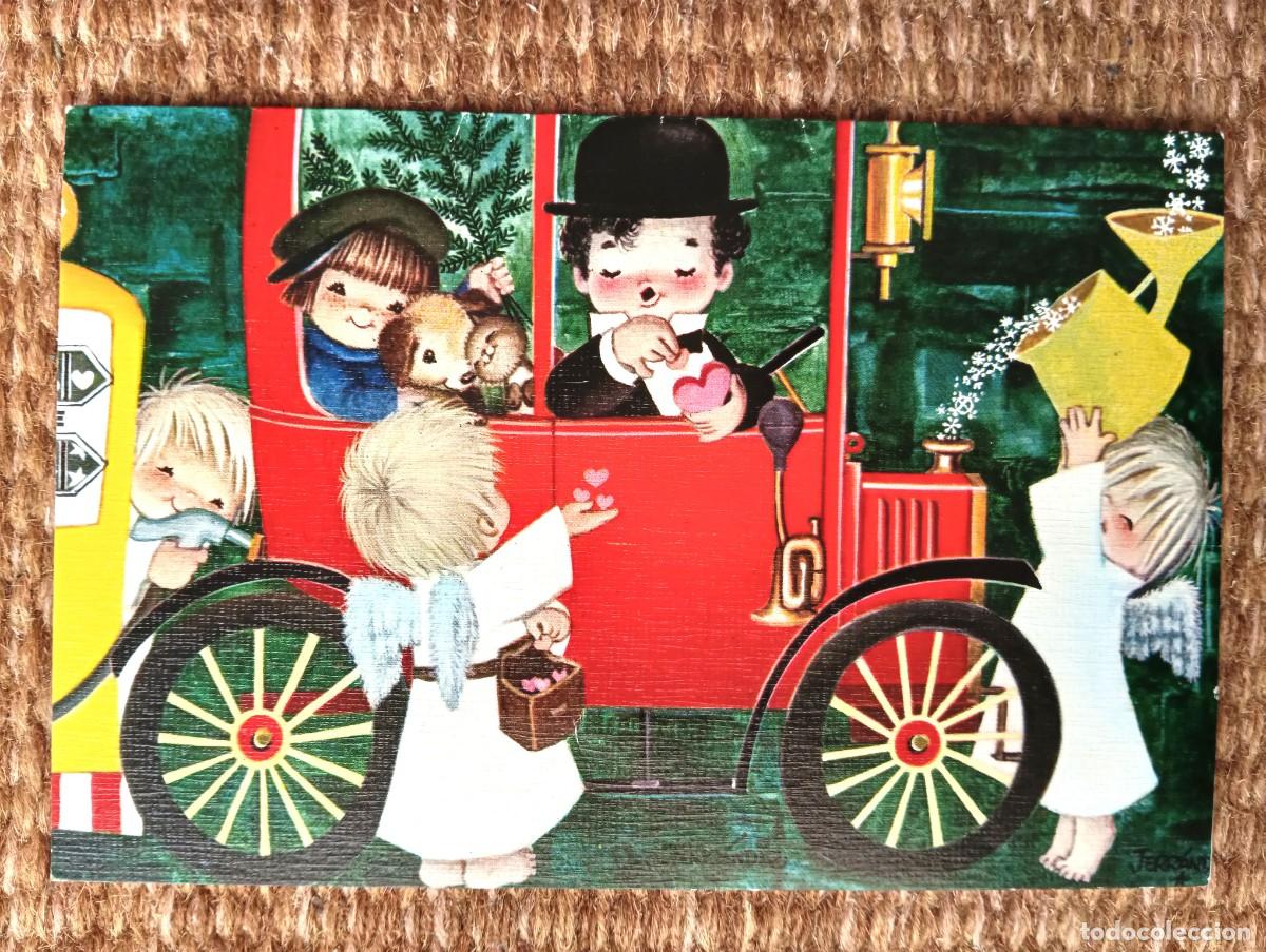 Postales: FERRANDIZ - ILUSTRACION PARA TARJETA DE NAVIDAD ESCRITA 1974