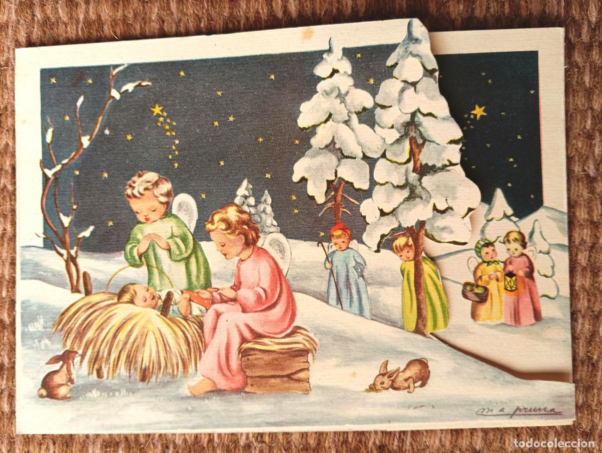 Postales: TARKETA NAVIDAD TROQUELADA - ILUSTRACION M.A. PRUNA