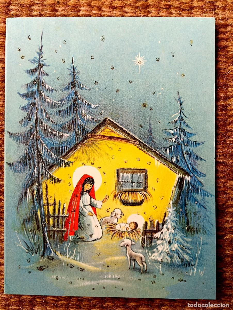 Postales: TARJETA DE NAVIDAD ESCRITA EN 1967 - BELEN - NACIMIENTO