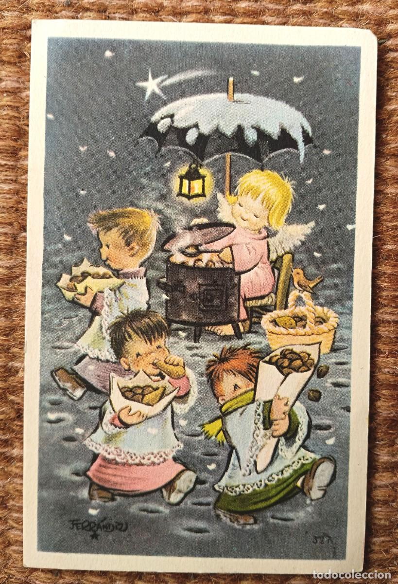 Postales: FERRANDIZ - ILUSTRACION PARA TARJETA DE NAVIDAD