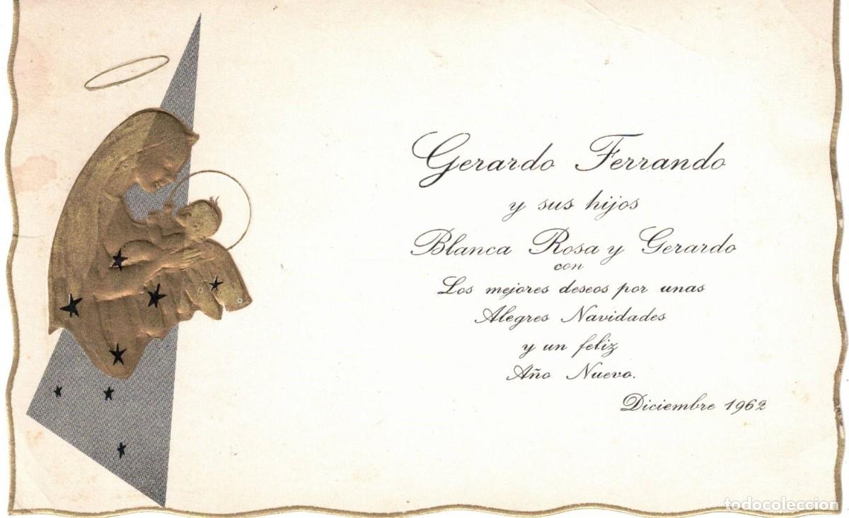 Postales: :::: LC481 - FELICITACION DE NAVIDAD - 1962