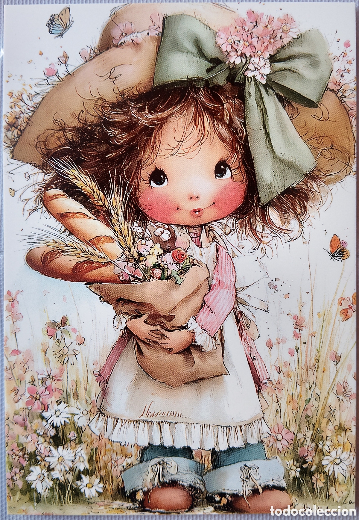 Postales: POSTAL - NI&Ntilde;A PANES - ESTILO ANTIGUO
