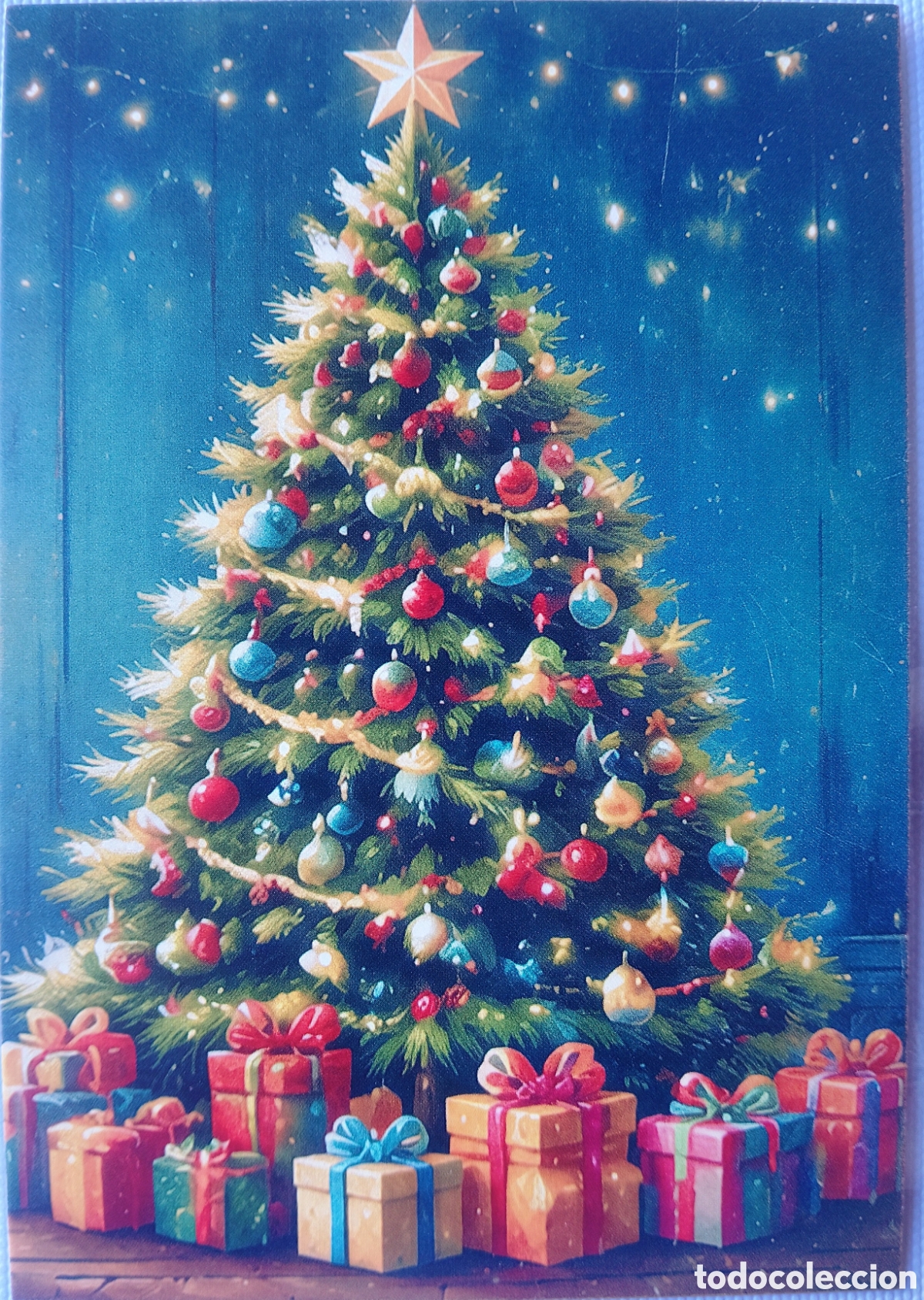 Postales: POSTAL NAVIDAD - &Aacute;RBOL REGALOS - ESTILO ANTIGUO