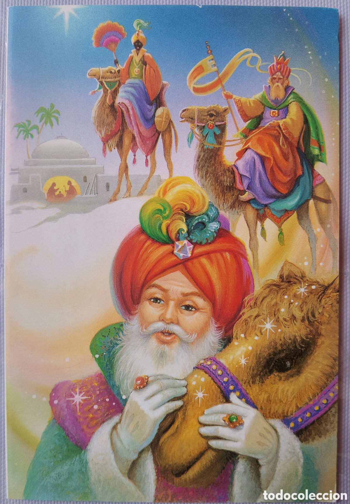 Postkarten: FELICITACI&Oacute;N NAVIDAD - FRANCIS - EDICIONES AGENCY - REYES MAGOS NACIMIENTO BEL&Eacute;N