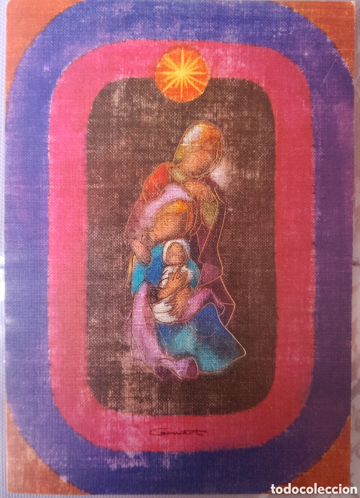 Postales: FELICITACI&Oacute;N NAVIDAD - EDICIONES BUSQUETS GRUART - NACIMIENTO BEL&Eacute;N