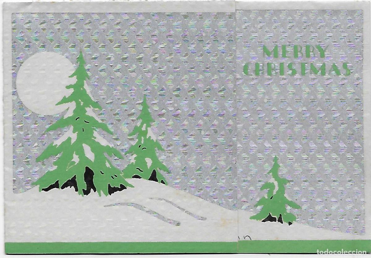 Postales: 7373S - ABETOS DE NAVIDAD- PRECIOSA Y ANTIGUA POSTAL N&ordm; XA.70-17- DIPTICA (DOBLADA EN 4) 15X10 CM