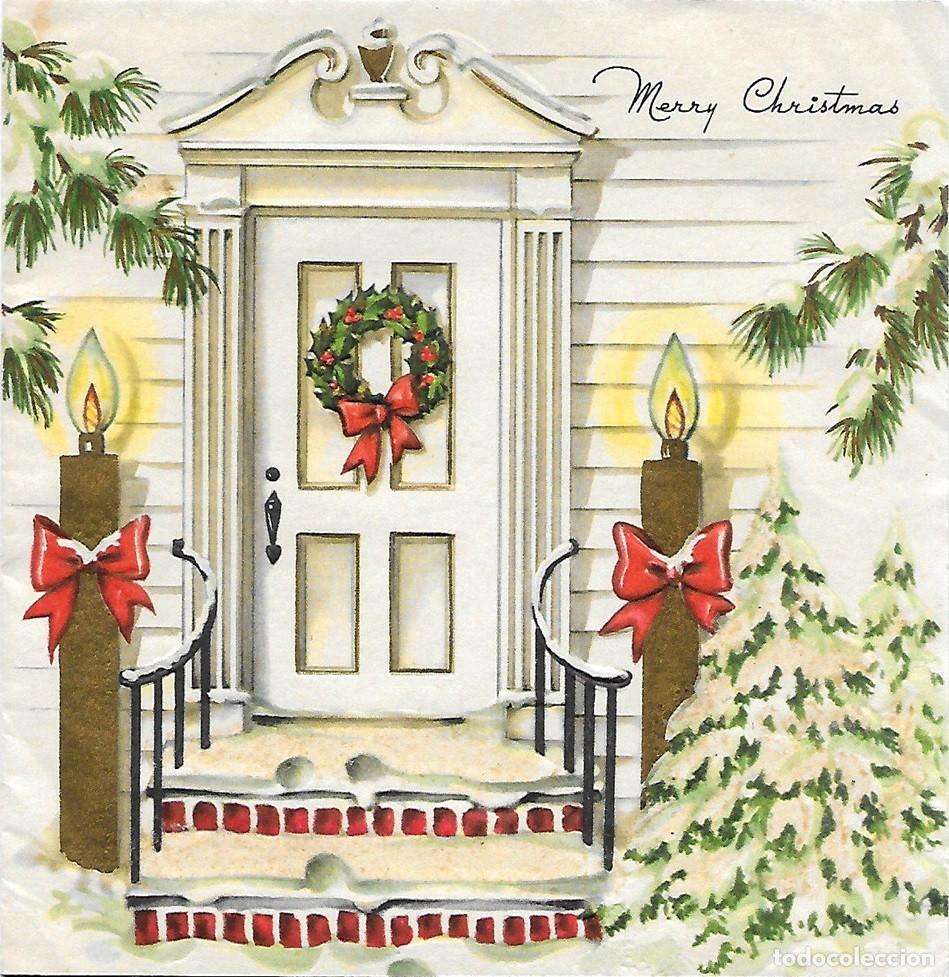 Cartes Postales: 7375S - PRECIOSO PORTAL NAVIDE&Ntilde;O- N&ordm; - USA 590.4 - DIPTICA 15X15 CM-DIBUJO INTERIOR