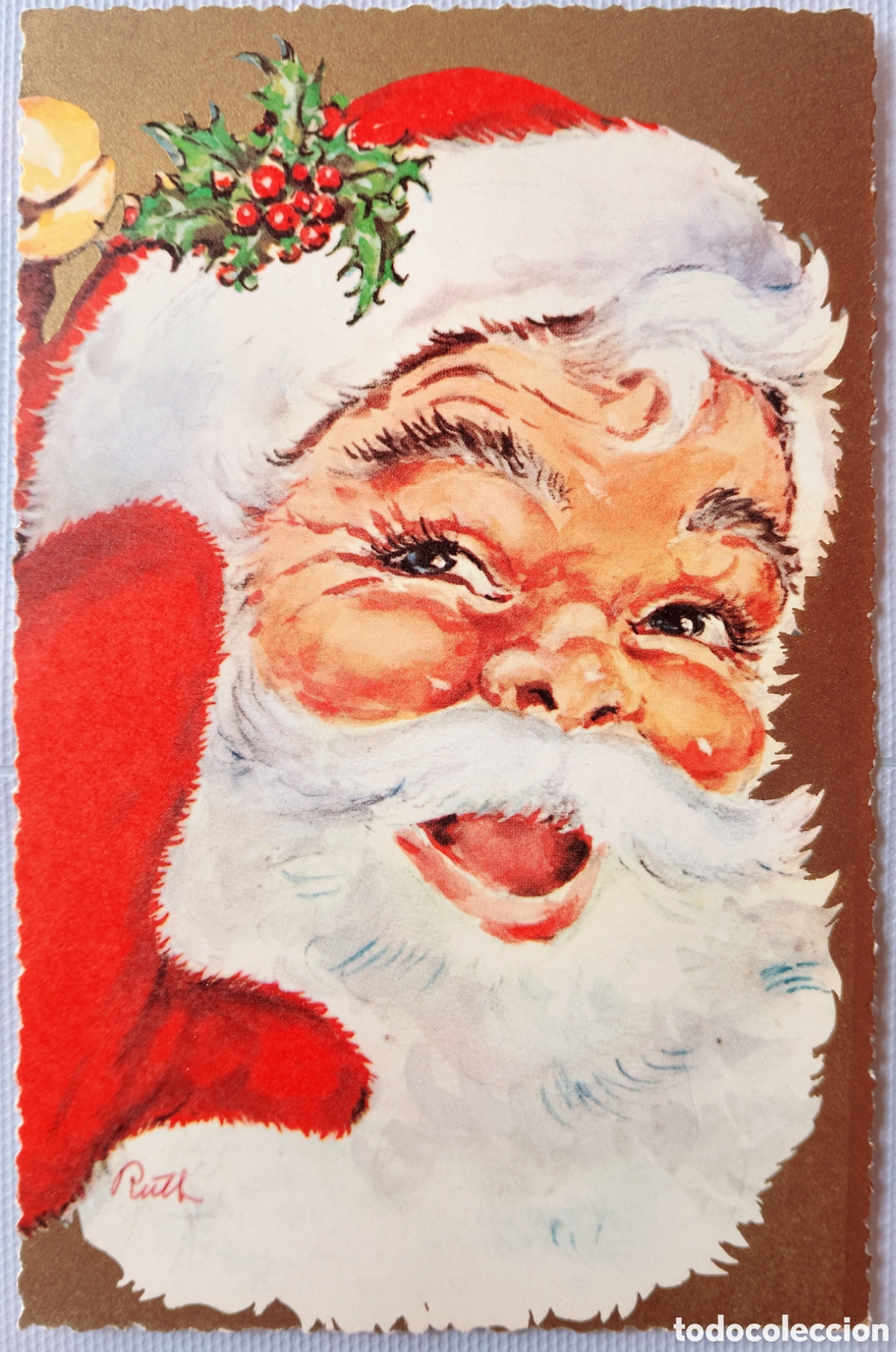 Postales: FELICITACI&Oacute;N NAVIDAD ANTIGUA - PAP&Aacute; NOEL