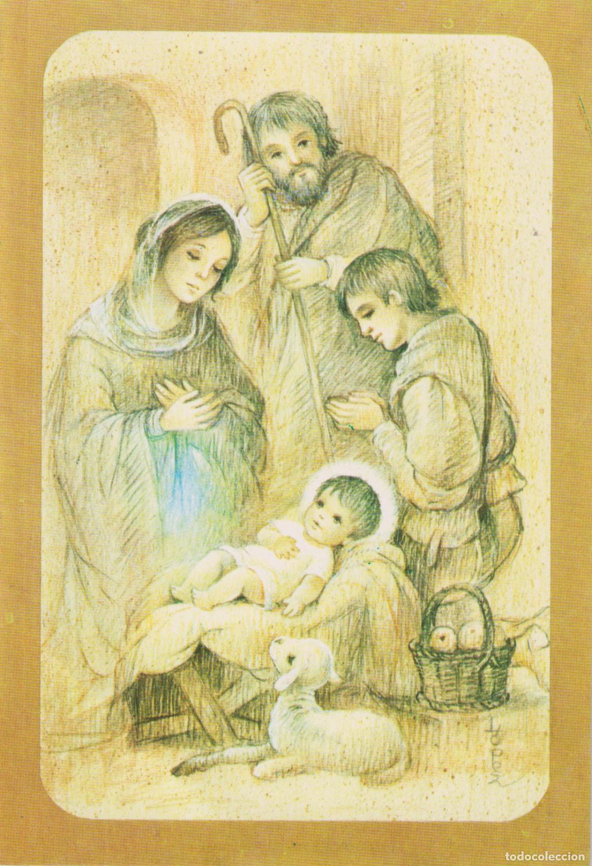 Postales: D&Iacute;PTICO ESCRITO - MOTIVO NAVIDE&Ntilde;O - ILUSTRADOR: JOSE LUIS LOPEZ - COLECCION PERLA 2C-6018/A