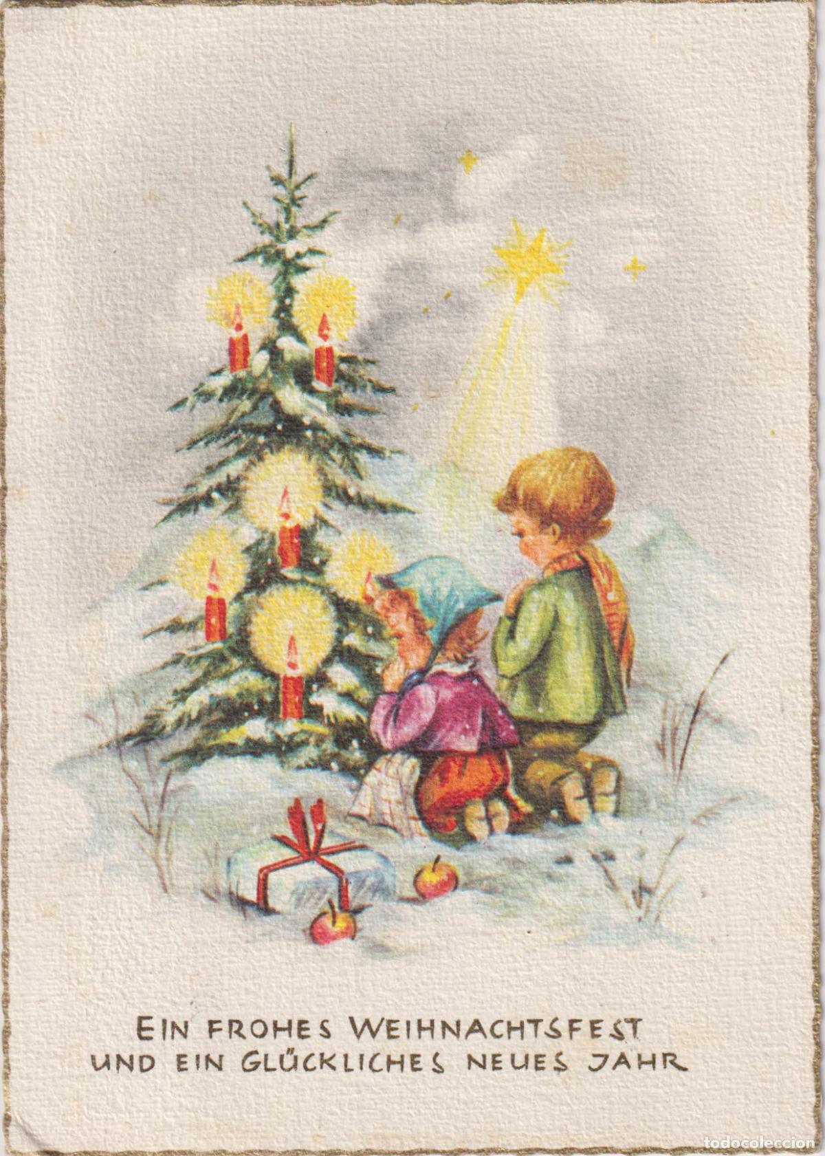 Postales: POSTAL NAVIDE&Ntilde;A (FELIZ NAVIDAD Y PR&Oacute;SPERO A&Ntilde;O NUEVO) - ED.AMAG SERIE 66 - CIRCULADA 1964