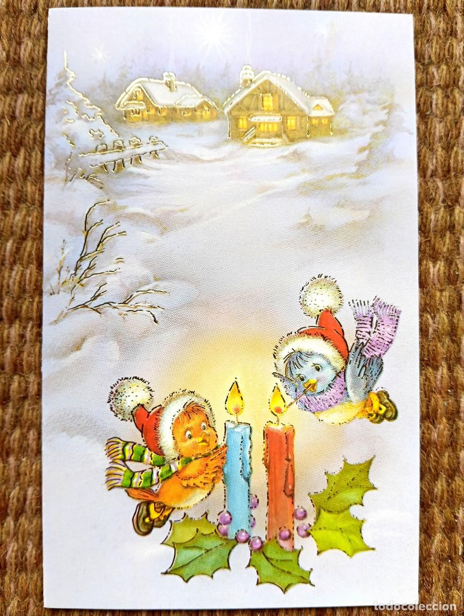 Postales: TARJETA DE NAVIDAD ESCRITA EN 1992 - Foto 1