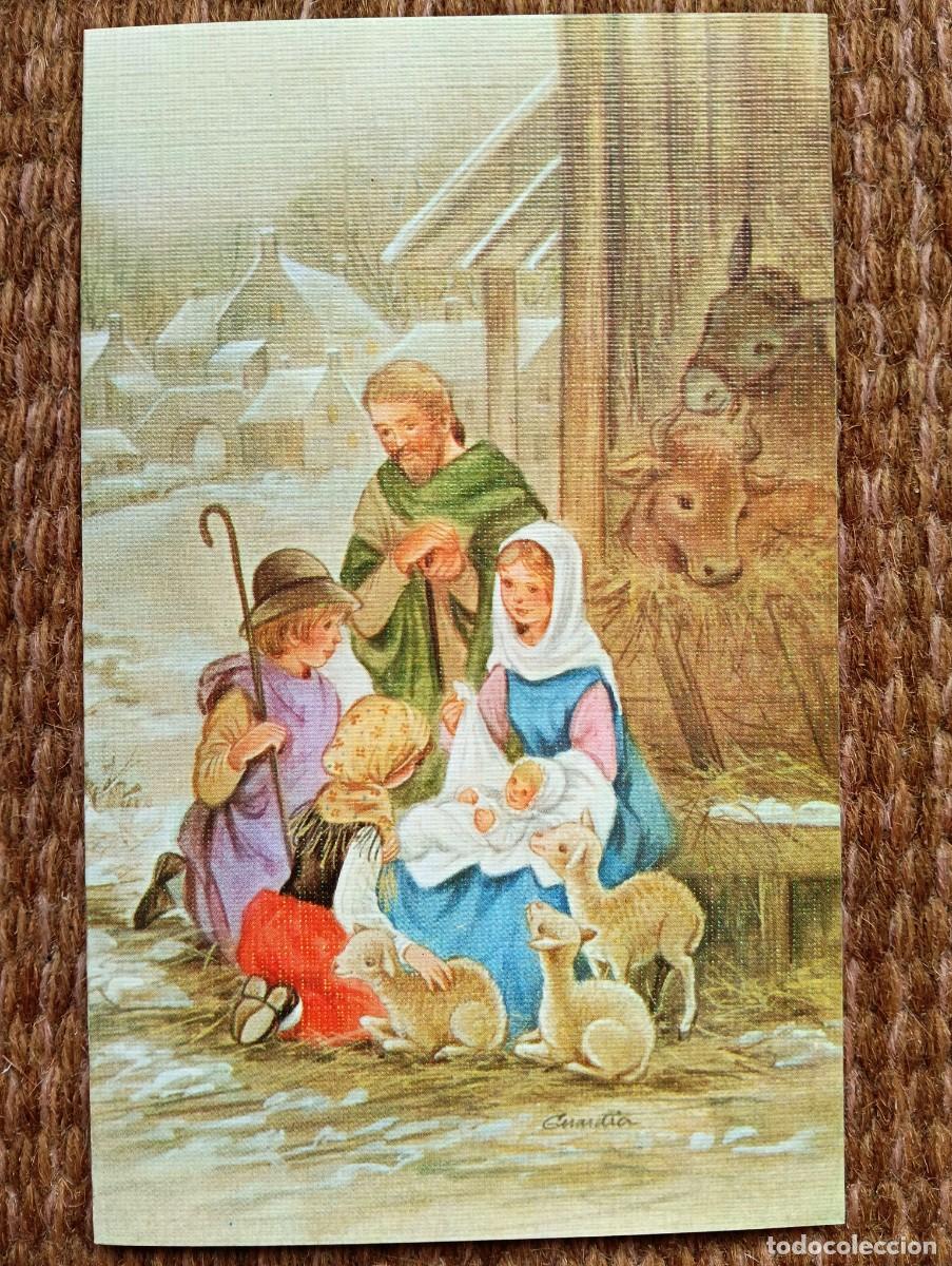 Postales: TARJETA DE NAVIDAD - ILUSTRACION GUARDIA - BELEN - NACIMIENTO