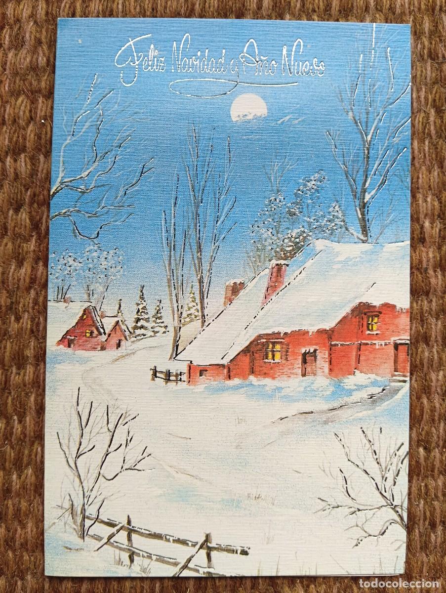 Postales: TARJETA DE NAVIDAD ESCRITA EN 1988 - Foto 1