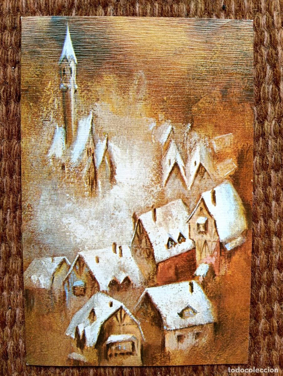 Postales: TARJETA DE NAVIDAD ESCRITA - Foto 1