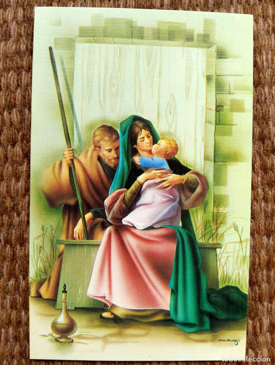 Postales: TARJETA DE NAVIDAD - ILUSTRACION M.N.G - NACIMIENTO - BELEN