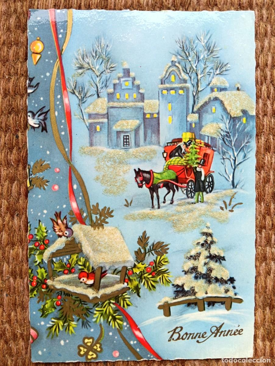 Postales: TARJETA DE NAVIDAD ESCRITA - Foto 1