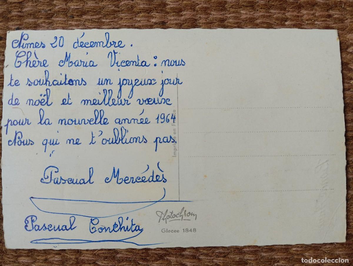 Postales: TARJETA DE NAVIDAD ESCRITA - Foto 2