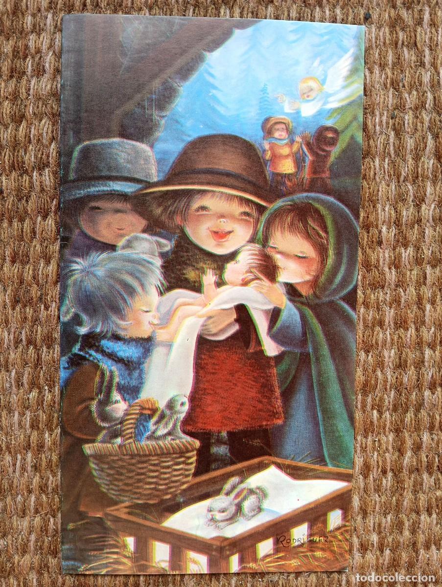 Postcards: TARJETA DE NAVIDAD - ILUSTRACION RODRIGUEZ - NACIMIENTO - BELEN