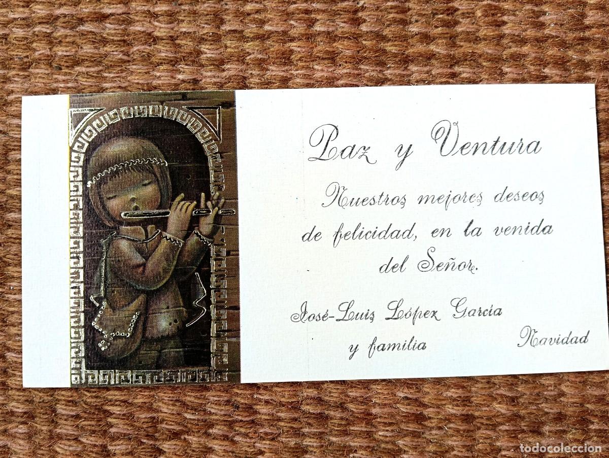 Postales: TARJETA DE NAVIDAD ESCRITA - Foto 1