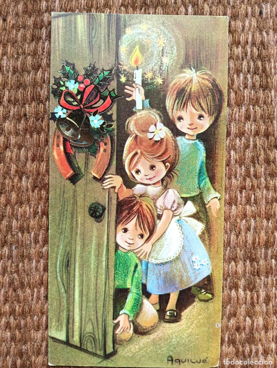 Postcards: TARJETA DE NAVIDAD - ILUSTRACION AQUILUE
