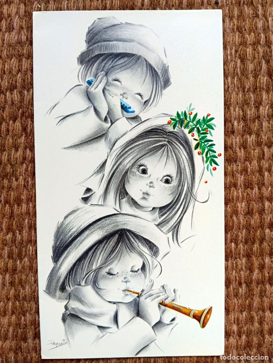 Postcards: TARJETA DE NAVIDAD - ILUSTRACION PAQUI