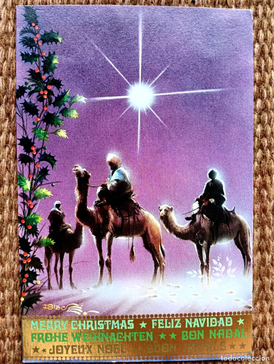 Postales: TARJETA DE NAVIDAD - ILUSTRACION BLADE - REYES MAGOS