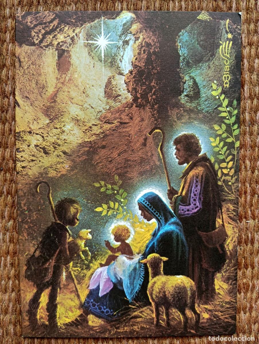 Postales: TARJETA DE NAVIDAD - BELEN - NACIMIENTO - ILUSTRACION BLADE