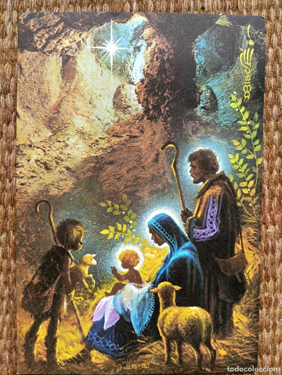 Postales: TARJETA DE NAVIDAD - BELEN - NACIMIENTO - ILUSTRACION BLADE