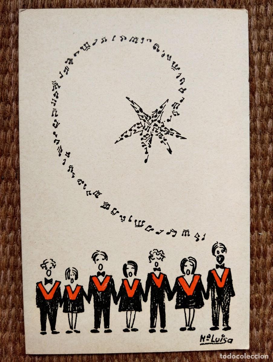 Postales: TARJETA DE NAVIDAD ORFEON UNIVERSITARIO DE VALENCIA