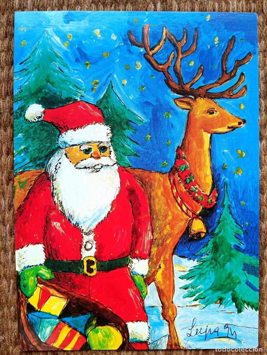 Postales: TARJETA DE NAVIDAD ESCRITA - Foto 1