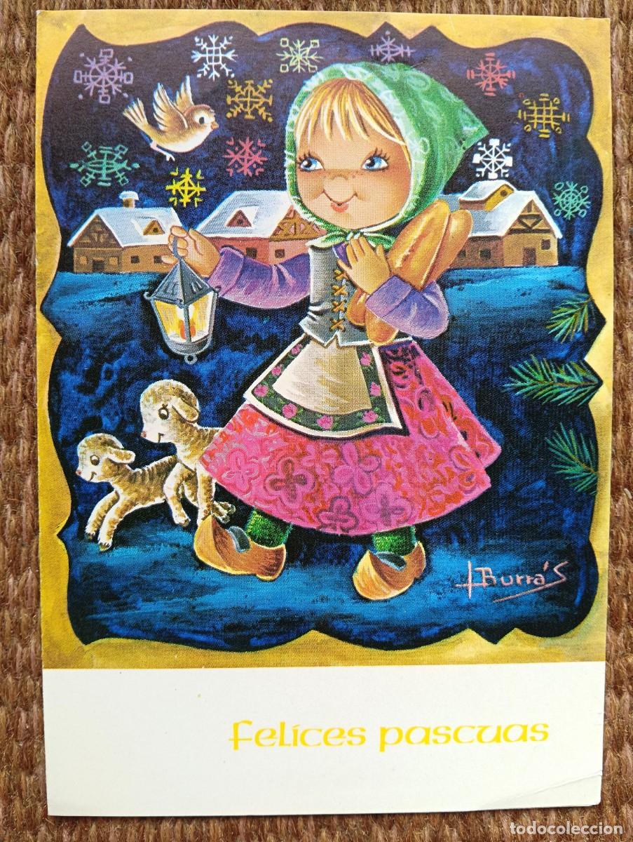 Postales: TARJETA DE NAVIDAD - ILUSTRACION BORRAS