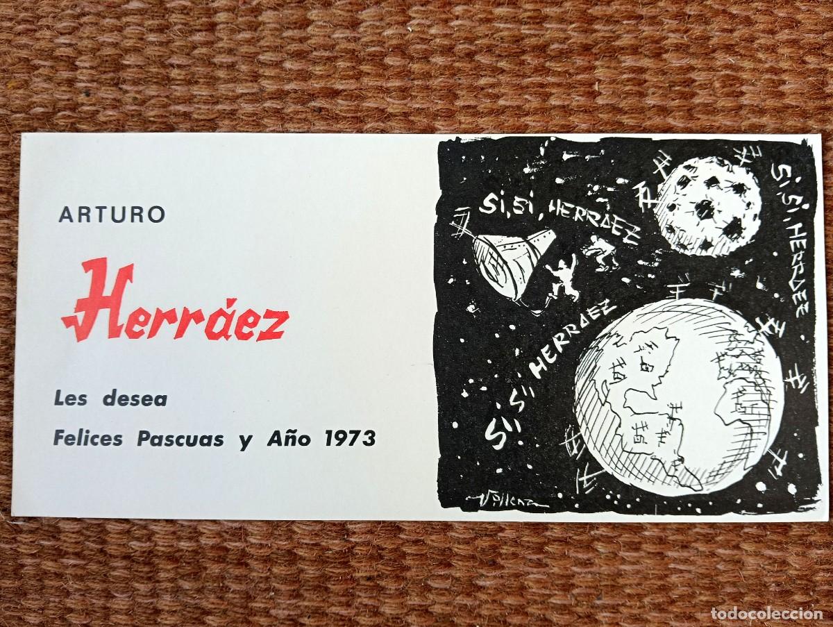 Postales: TARJETA DE NAVIDAD ELECTRODOMESTICOS ARTURO HERRAEZ - VALENCIA 1973