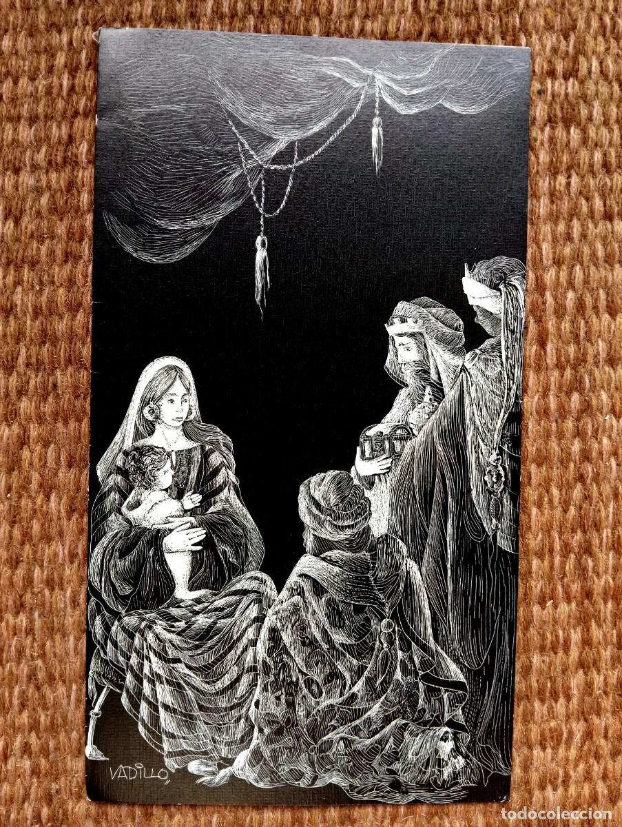 Postales: TARJETA DE NAVIDAD - BELEN - NACIMIENTO - REYES MAGOS - ILUSTARCION VADILLO