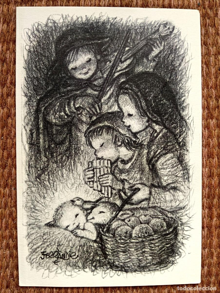 Postales: TARJETA DE NAVIDAD - BELEN - NACIMIENTO - ILUSTRACION FERRANDIZ