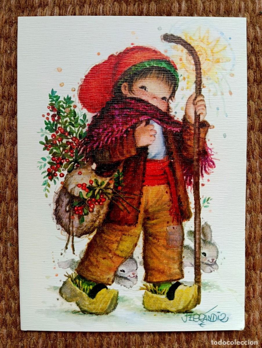 Postales: FERRANDIZ - ILUSTRACION PARA TARJETA DE NAVIDAD