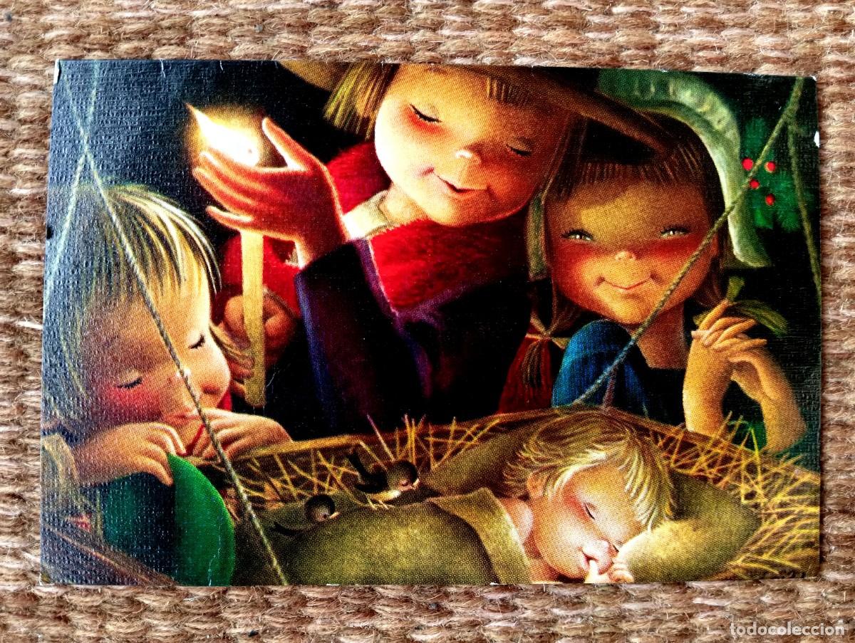 Postales: FERRANDIZ - ILUSTRACION PARA TARJETA DE NAVIDAD - BELEN - NACIMIENTO
