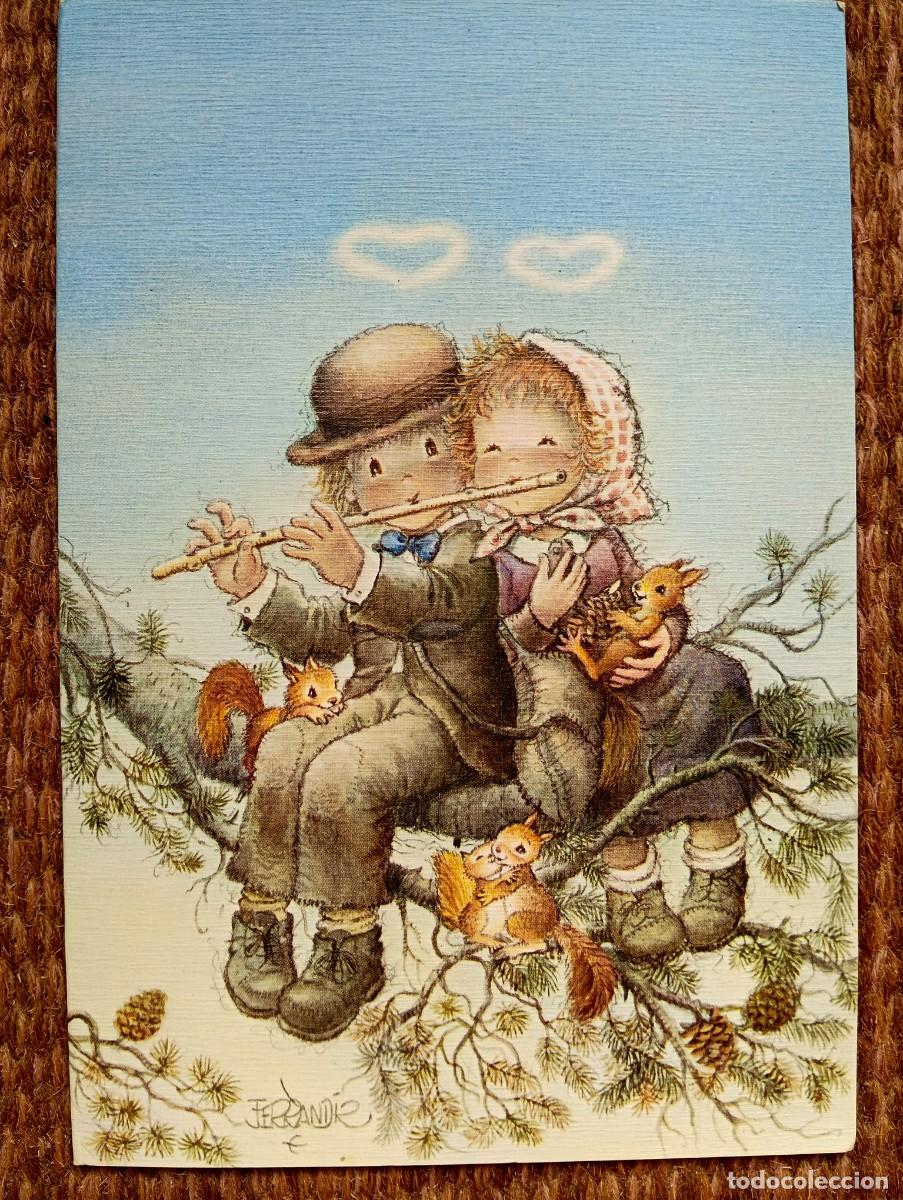 Postales: FERRANDIZ - ILUSTRACION PARA TARJETA DE NAVIDAD