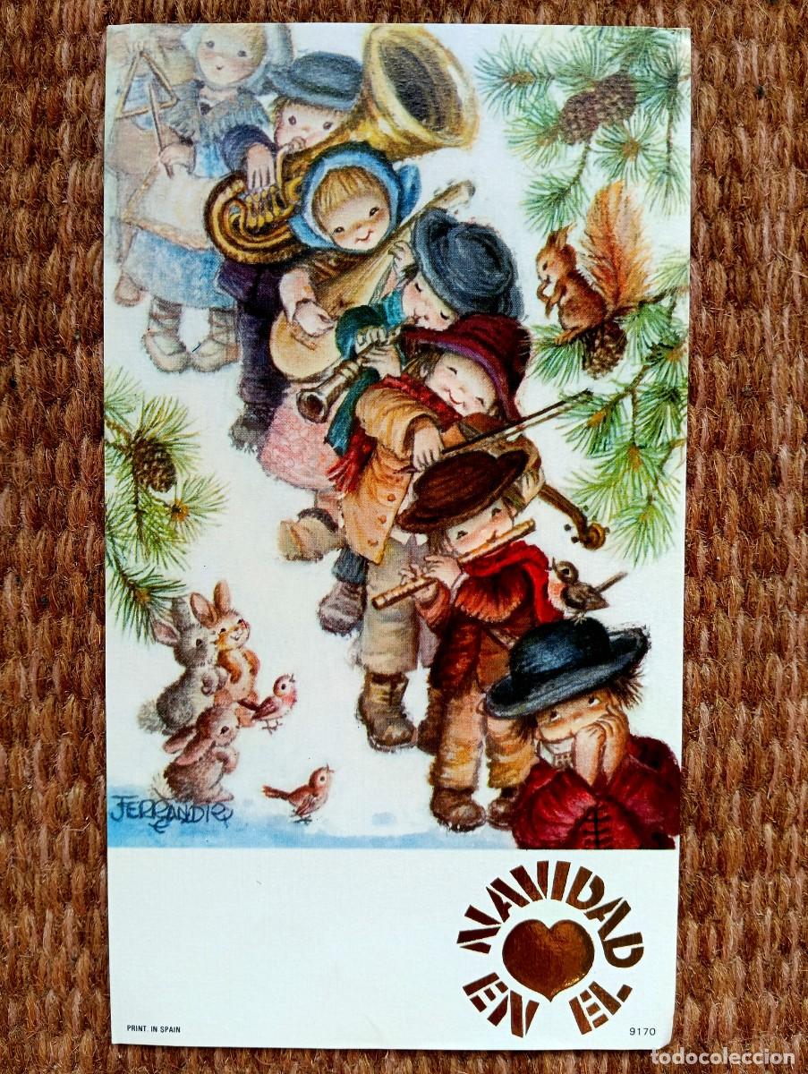 Postales: FERRANDIZ - ILUSTRACION PARA TARJETA DE NAVIDAD