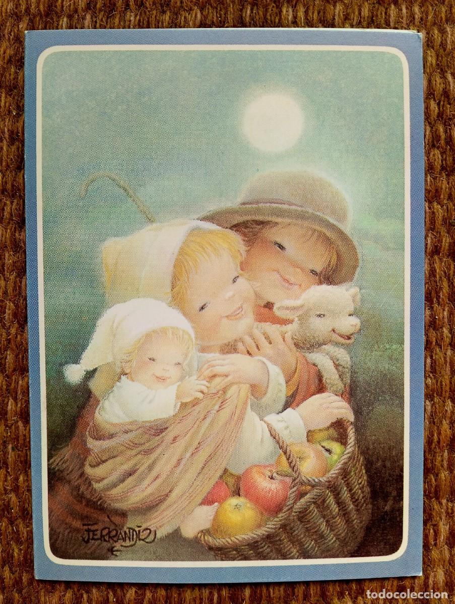 Postales: FERRANDIZ - ILUSTRACION PARA TARJETA DE NAVIDAD