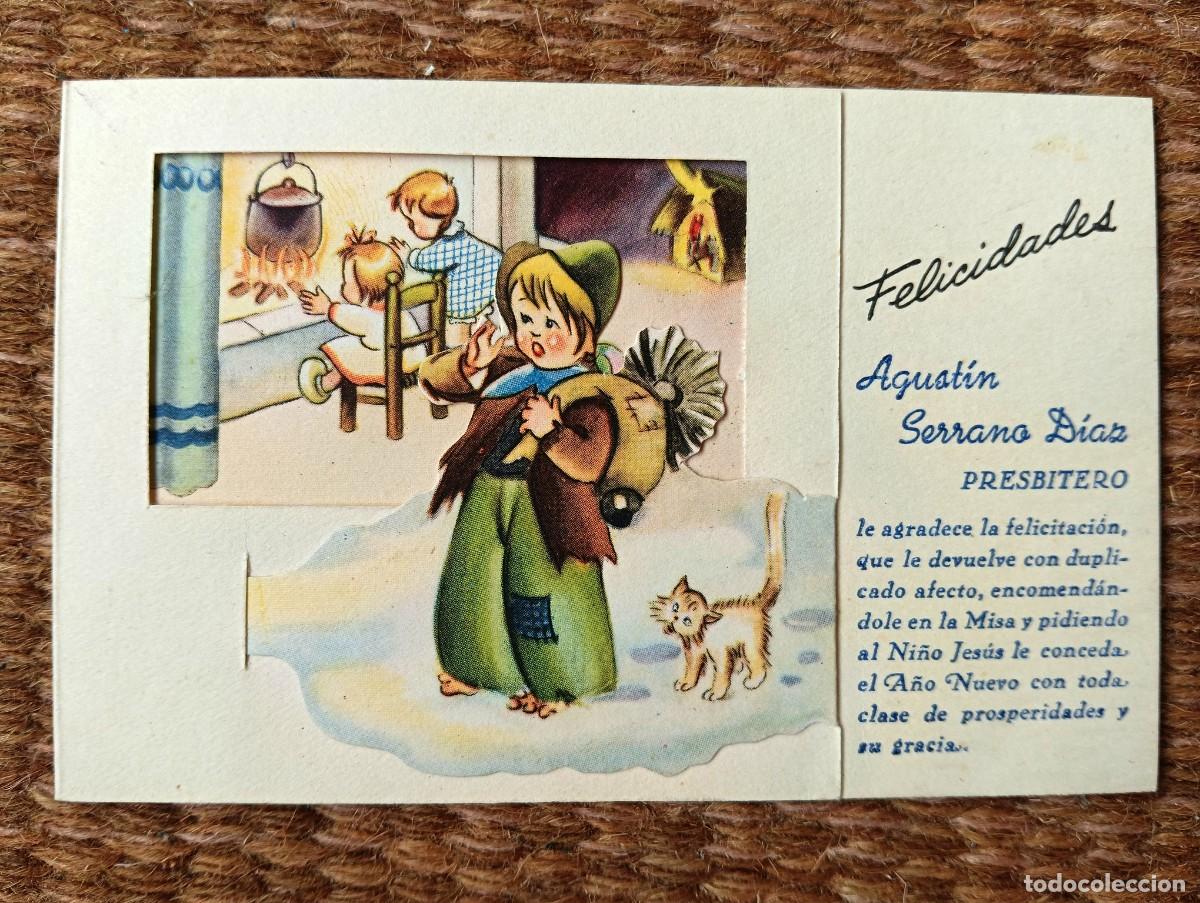 Postales: TARJETA DE NAVIDAD TROQUELADA