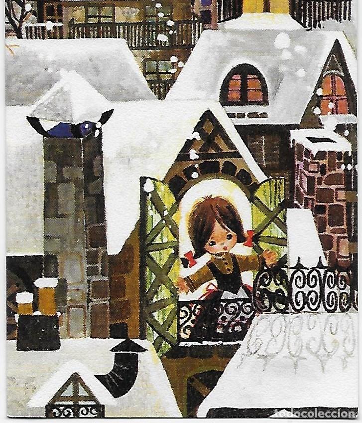 Postales: 7396S - GALLARDA -SE RESPIRA NAVIDAD- EDICIONES EUROCROMO SERIE 789.1- DIPTICA 18,5X9 CM- DATA 1971