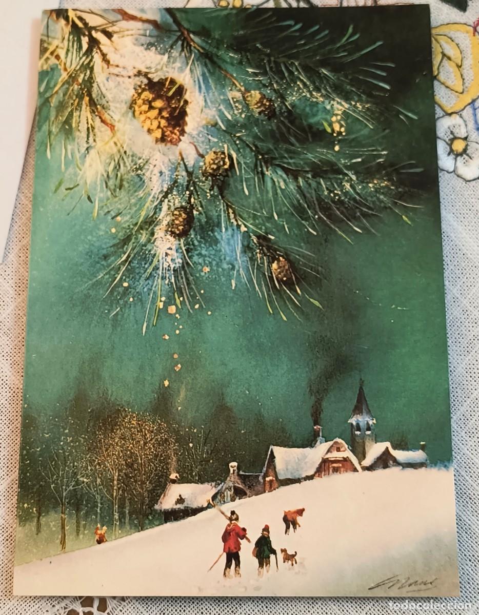 Postales: POSTAL NAVIDAD | PAISAJE NAVIDE&Ntilde;O - BUSQUETS