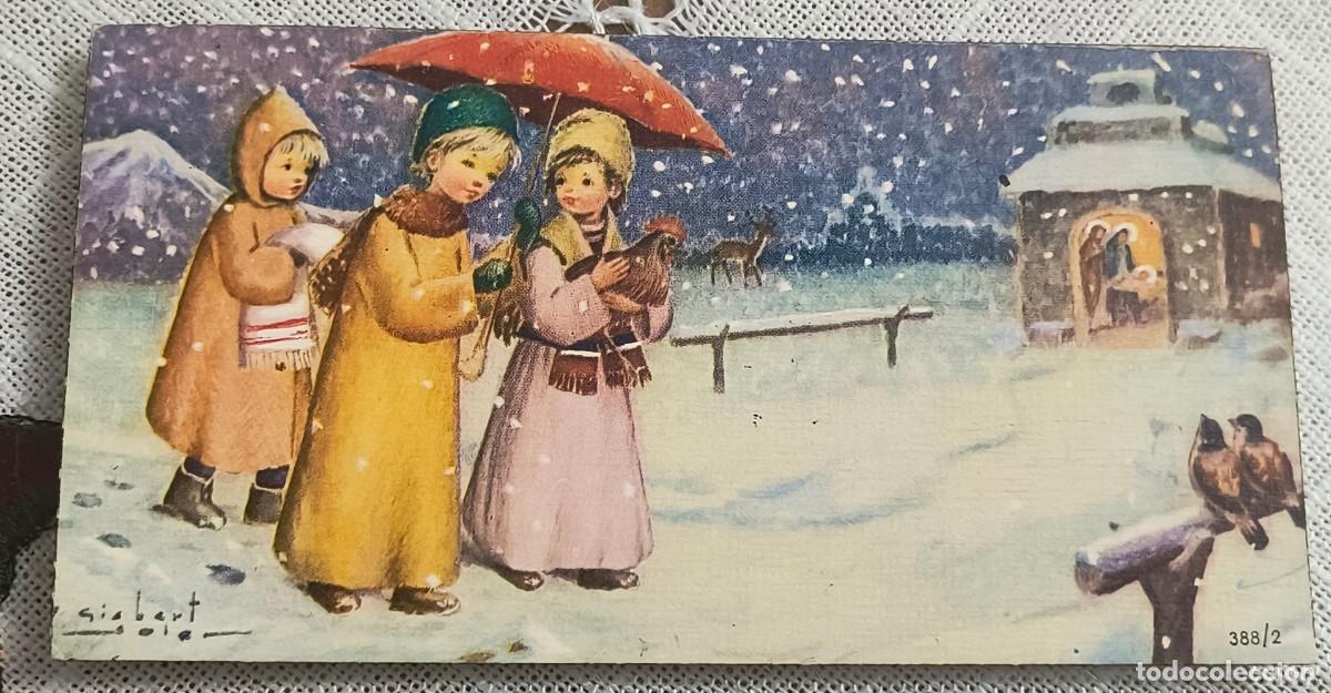 Postales: POSTAL NAVIDAD | PASTORCILLOS VAN AL PORTAL DE BEL&Eacute;N