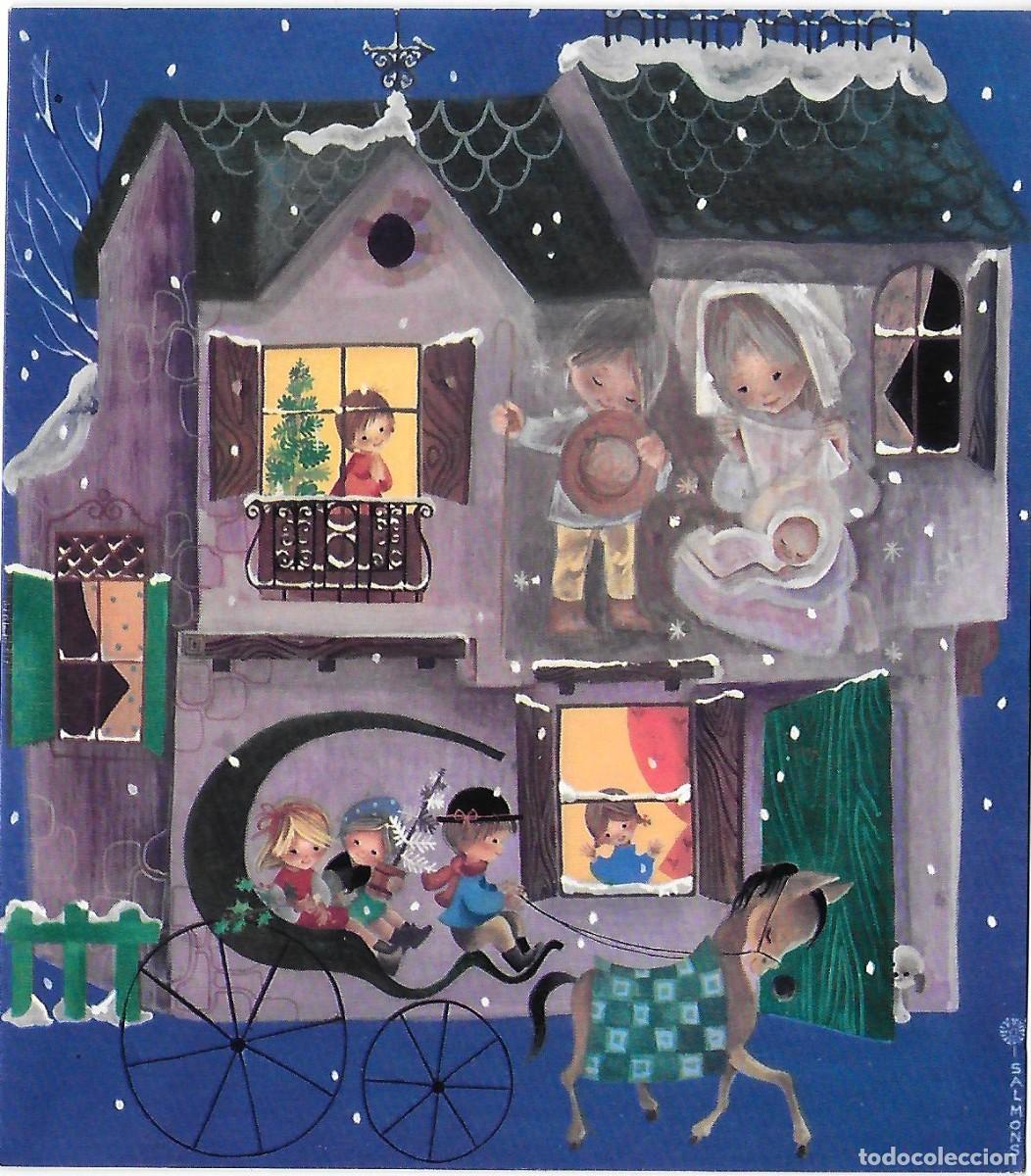 Postales: 7302T - SALMONS - CELEBRACIONES NAVIDE&Ntilde;AS - SABADELL SERIE GREVOL 619 - DITICA, GRANDE, 17X15 CM
