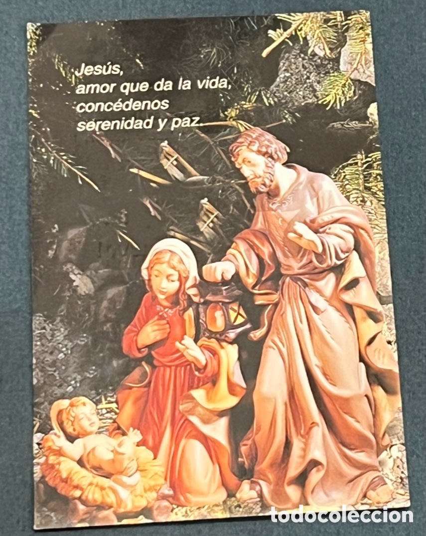 Postales: Estampa Religiosa. Feliz Navidad. Parroquia de San Francisco de Paula. Madrid. A&ntilde;os 80.