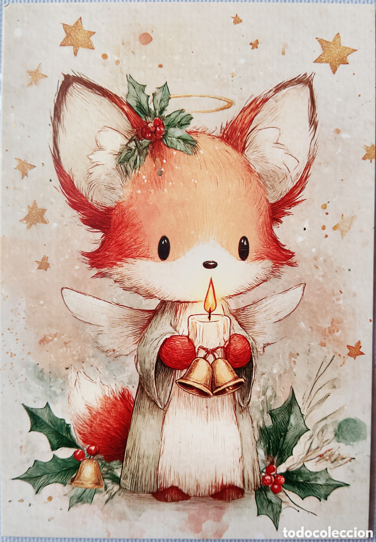 Postales: POSTAL NAVIDAD - ZORRO VELA - ESTILO ANTIGUO