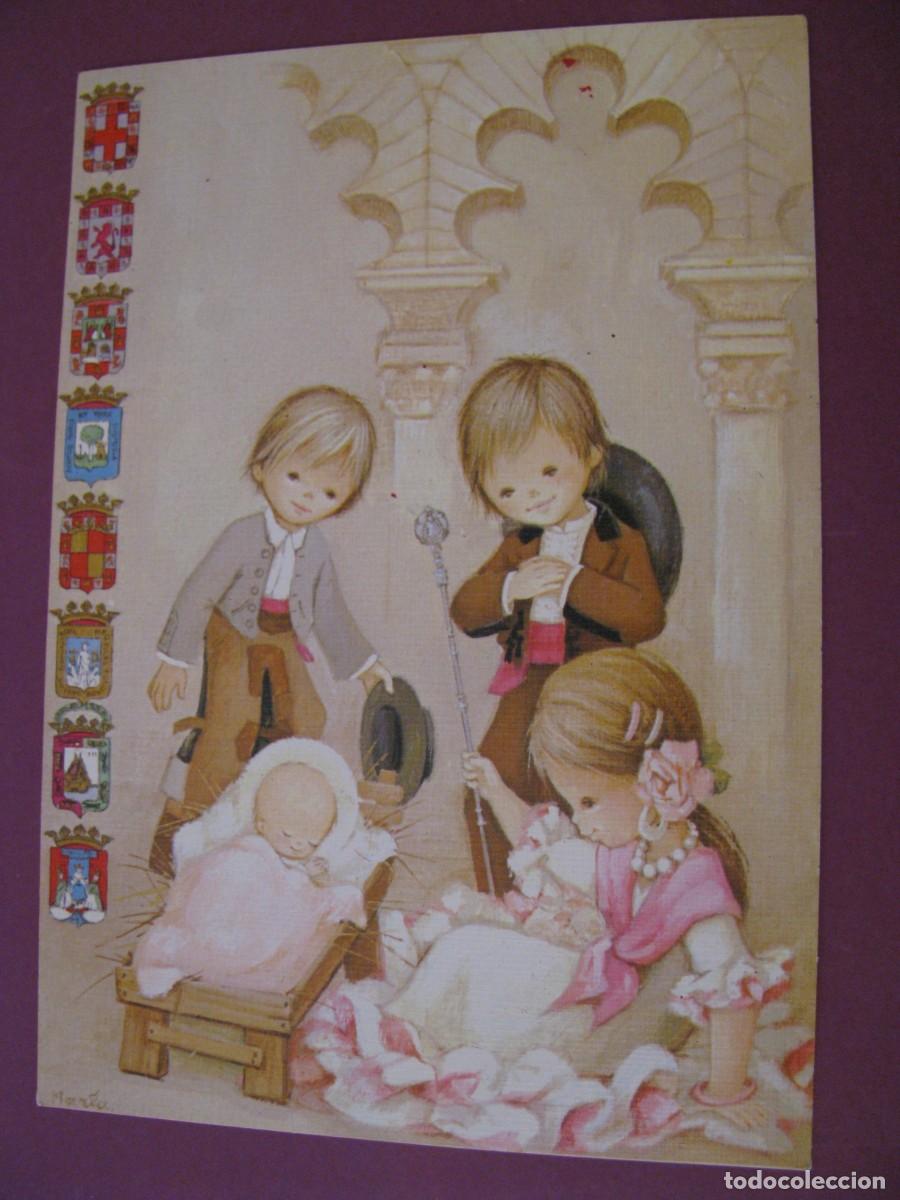 Postales: POSTAL DIPTICA DE IL. MARIA. ORTIZ X511. 16X11,5 CM. ESCRITA 1976